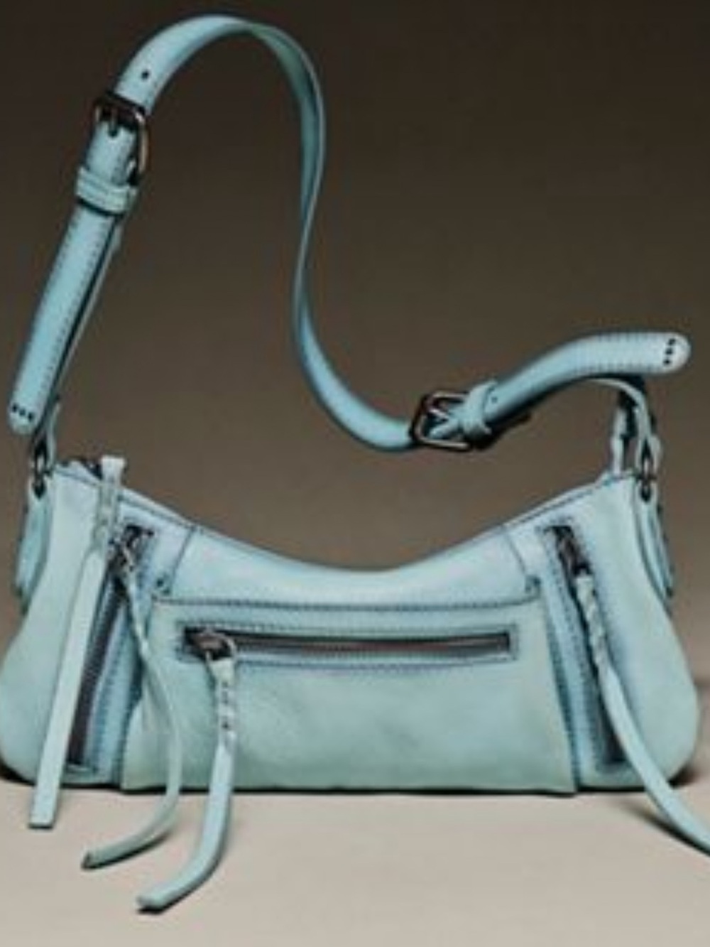 FREE PEOPLE WE THE FREE EMERSON SHOULDER BAG in WASHED SAIL NWT sz XS